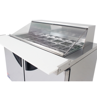 Turbo Air CL-28 Polycarbonate Clear Lid for Sandwich Units 27"L x 14.7"W