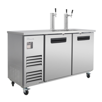 Blue Air BLKC69-3S-HC 69" Draft Beer Keg Cooler