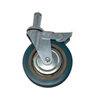 Omcan 14461 5-Inch Industrial Caster With Brake For Shelving, Ideal For Easy Movement In Commercial Settings.