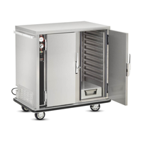 FWE PS-1220-20 Mobile Heated Holding Cabinet 43"W 20 Pan Capacity
