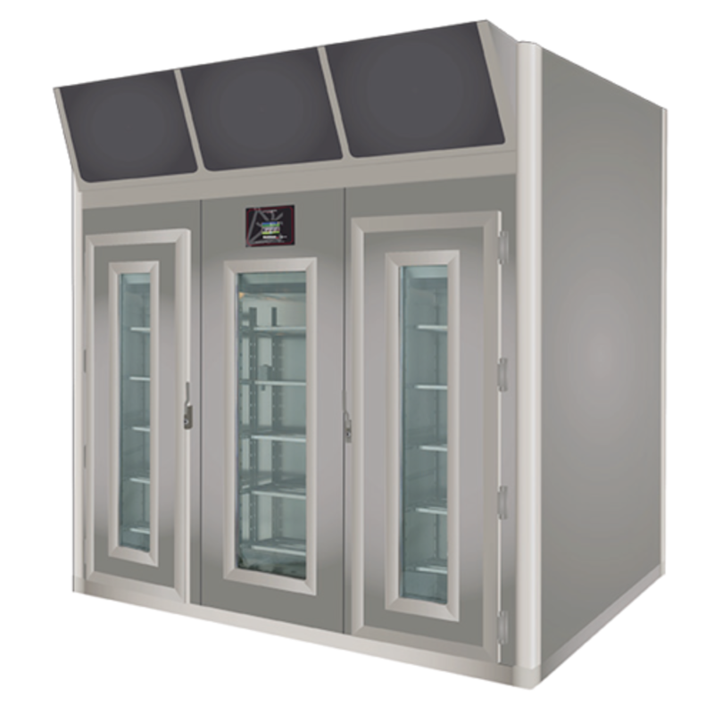 OMCAN 45487 Stagionello Meat Curing Cabinet With Large Capacity And Double Glass Doors