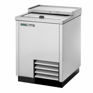 True Manufacturing TD-24-7-S-HC 24.5-inch Solid Slide Lid Bottle Cooler