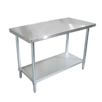 Omcan 43182 18" x 24" Standard Stainless Steel Work Table