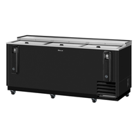 Turbo Air TBC-80SB-N 80-1/2"W Super Deluxe Bottle Cooler 22.6 cu.ft.