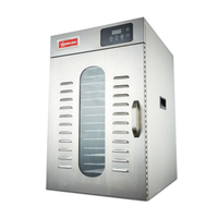 Déshydrateur alimentaire commercial en acier inoxydable Omcan 47557 à 16 plateaux