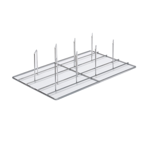Eloma 500404 Chicken Grid Roasting Rack, 12" x 20", 8-Chicken Capacity