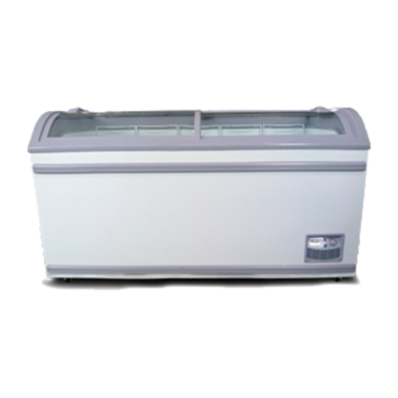 Omcan 31457 58-Inch Ice Cream Display Freezer For Showcasing Frozen Treats In Retail Settings