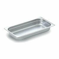 Omcan 80267 Stainless Steel 1/3 Size Steam Table Pan 12-3/4"L x 6-7/8"W