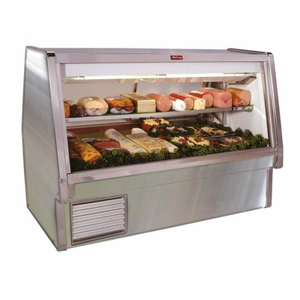 Howard McCray SC-CDS34E-10-S-LED 124.5" Wide Double Duty Refrigerated Deli Case