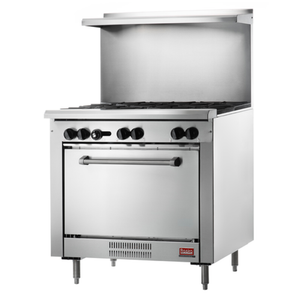 Rosko RO-RFG-36 36" Restaurant Gas Range with Six Burners