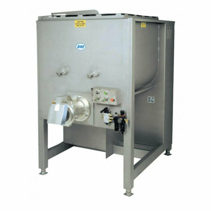 Broyeur à viande Biro AFMG-56-MKIII Coupeuse à viande lourde, 75 lbs/min Production Vue de face de la hachoire à viande industrielle