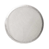 Alt Tag: OMCAN 25835 16-Inch Heavy-Duty Seamless Aluminum Pizza Screen round seamless aluminum mesh pizza screen for crispy crust