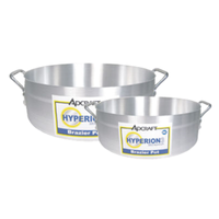 Hyperion H3-BR28 28 Qt. Aluminum Commercial Brazier Pot