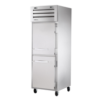 Réfrigérateur-congélateur encastrable True, 27,5 pouces, avec demi-portes pleines