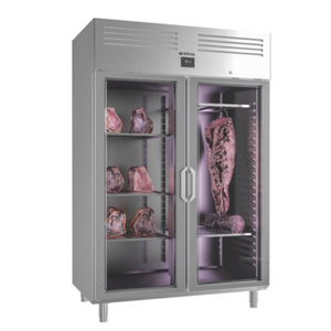 Infrico IRR-AGB1402MDA 54-3/8" Meat Curing Aging Display Refrigerator