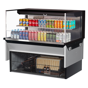Turbo Air TOM-48L-UF-W(B)-2SI-N 47-7/8"W Low Profile Open Display Case