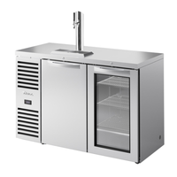 Réfrigérateur à bière pression True Refrigeration, zone unique, pour l'extérieur, 132 cm