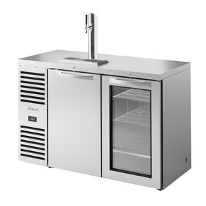 Réfrigérateur à bière pression True Refrigeration, zone unique, pour l'extérieur, 132 cm