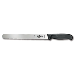 Victorinox 5.4233.25 10" Roast Beef Slicer Knife with Serrated Edge