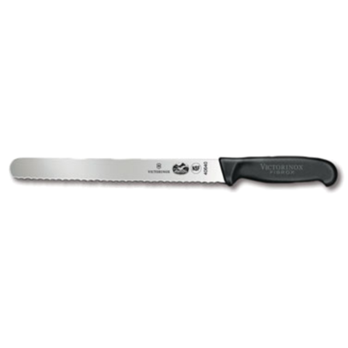 Victorinox 5.4233.25 10" Roast Beef Slicer Knife with Serrated Edge