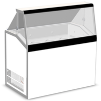 Master-Bilt DD-46L 48.25" Low-Glass Ice Cream Dipping Display Cabinet