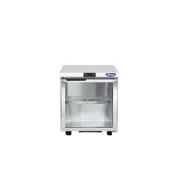 Atosa AUR27GD 27.5" Glass Door Undercounter Refrigerator