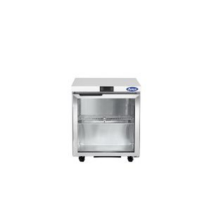 Atosa AUR27GD 27.5" Glass Door Undercounter Refrigerator