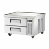 36 Inch Refrigerated Chef Base With Two Drawers And Stainless Steel Construction