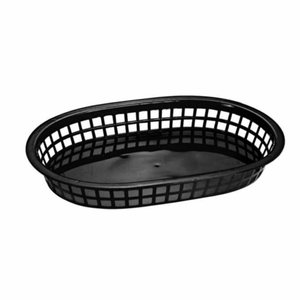 Omcan 80355 10-3/4" x 7-1/4" Oval Plastic Fast Food Basket