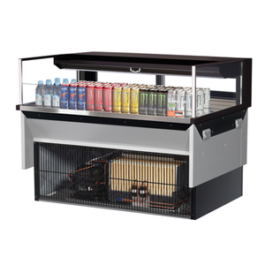 Turbo Air TOM-48L-UFD-W(B)-1SI-N 48" Refrigerated Drop-In Display Case