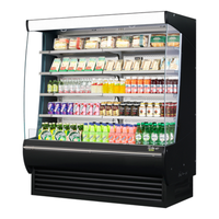 Turbo Air TOM-72DXB-N 68-3/4"W Open Display Merchandiser 34.1 cu.ft.