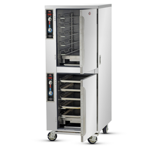 FWE MT-1826-7-7 Full Height Split Cavity Heated Holding Cabinet