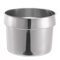 Server 84131 11 Qt. Round Stainless Steel Vegetable Inset