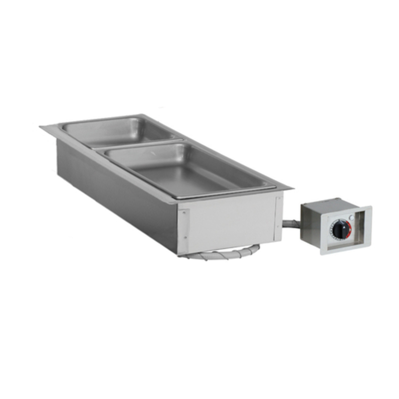 Alto-Shaam 100-HW/D443 Drop-In Electric Hot Food Well With Two Pans And Adjustable Temperature Control