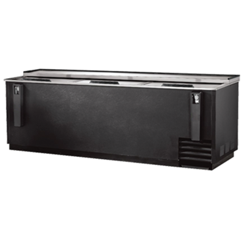 OMCAN 50041 95" Wide Commercial Bar Bottle Cooler Refrigerator For Efficient Beverage Storage