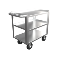 Winholt ALBC-3-1527H26 3-Shelf Aluminum Utility Cart 27.8 x 15.25