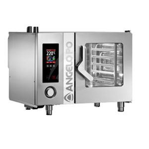 Angelo Po FX61G3 Natural Gas Combi Oven with 6 Pan Capacity