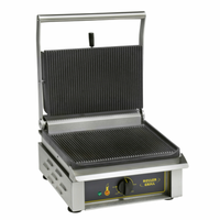 Equipex PANINI/1 Panini Grill 14 x 9.5 Inch Area