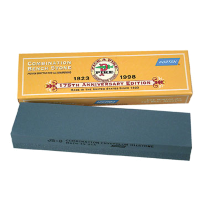 Victorinox 4.3391.2 Crystolon Bench Combination Sharpening Stone 8" x 2"