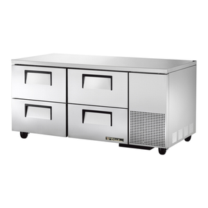 True Manufacturing TUC-67D-4-HC 67.25 Inches Deep Drawered Undercounter Refrigerator