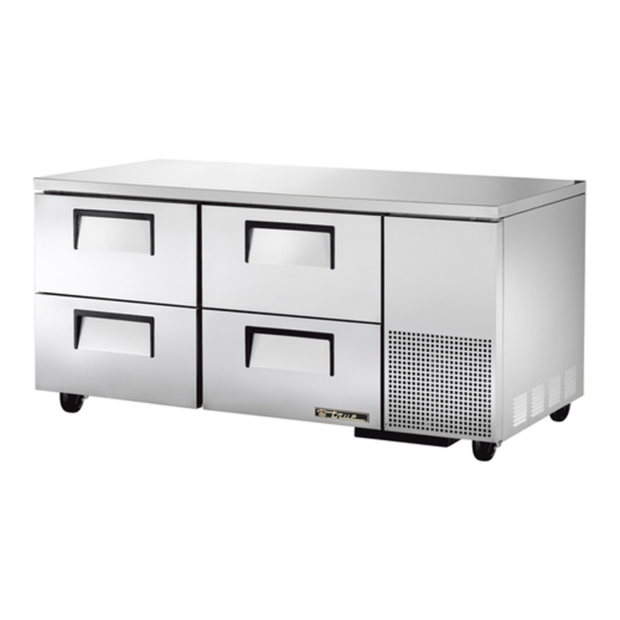 True Manufacturing TUC-67D-4-HC 67.25 Inches Deep Drawered Undercounter Refrigerator