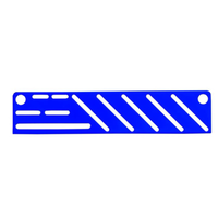 Omcan 12927 Blue Knife Block Insert Replacement Part for Rack
