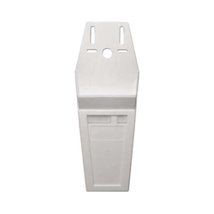 Alt Tag: Omcan White Plastic "A" Scabbard for Two 7-Inch Knives - durable blade cover sheath for safe storage, holds two knives