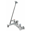 OMCAN 47502 Wall Mounted Mop Sink Faucet, Durable Chrome Finish, Designed For Efficient Cleaning Workflows