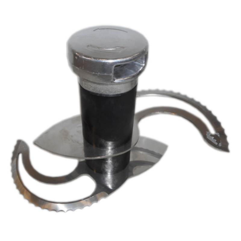 Dito Sama 653299 Serrated Blade Rotor For High-Performance Cutter-Mixer Featuring Sleek Stainless Steel Design
