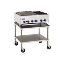 Royal RRB-12OB2 Combinaison Gril et Plaque Chauffante à Gaz de Comptoir 61 cm