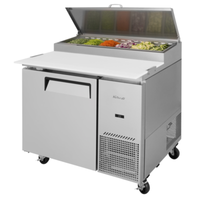 Turbo Air TPR-44SD-N 44"W Super Deluxe Pizza Prep Table 14.0 cu. ft.