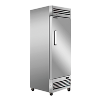 Omcan 58000 Réfrigérateur commercial à porte simple à porte solide de 27 pouces