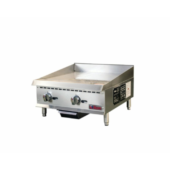 IKON IMG-24 24"W Countertop Natural Gas Manual Control Griddle