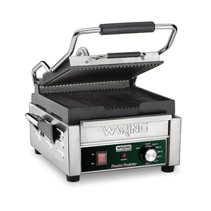 Waring WPG150B Compact Electric Panini Grill 9.25" x 9.75"
